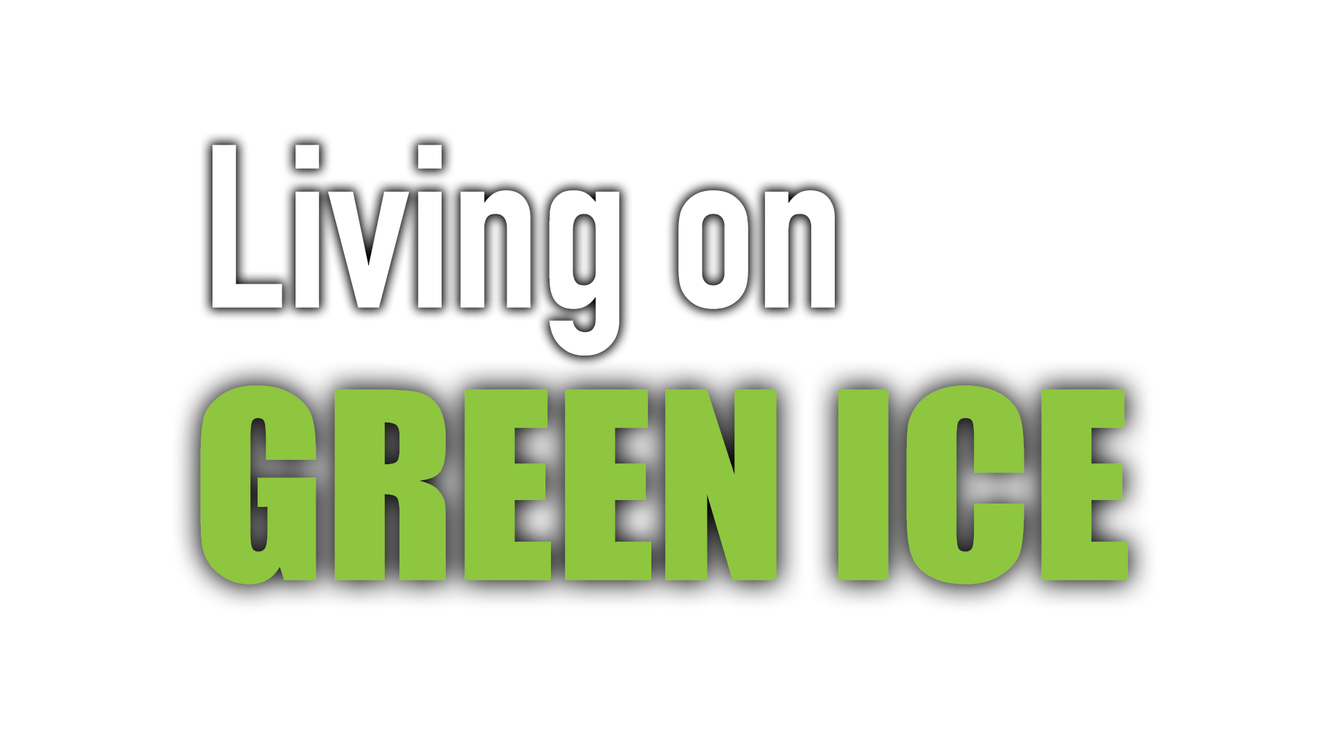 Living on Green Ice Logo